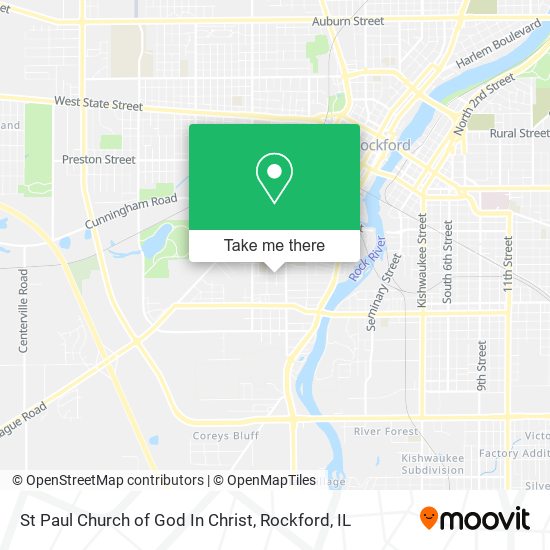 Mapa de St Paul Church of God In Christ