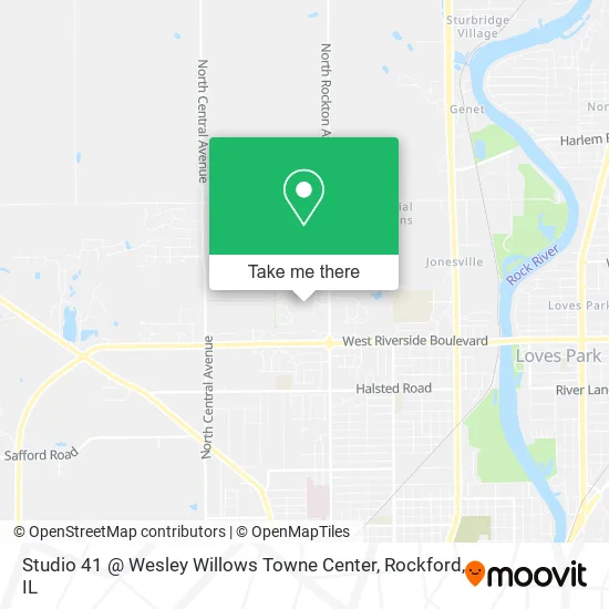 Studio 41 @ Wesley Willows Towne Center map