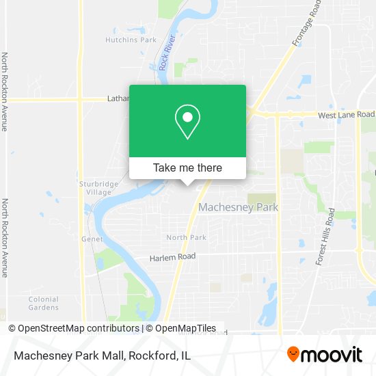 Machesney Park Mall map
