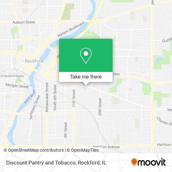 Discount Pantry and Tobacco map