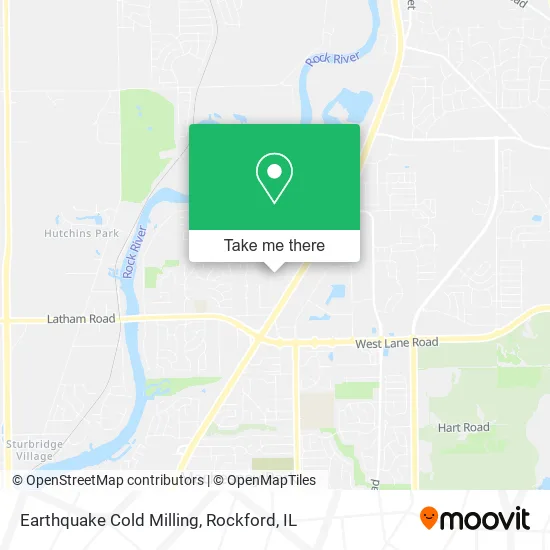 Earthquake Cold Milling map