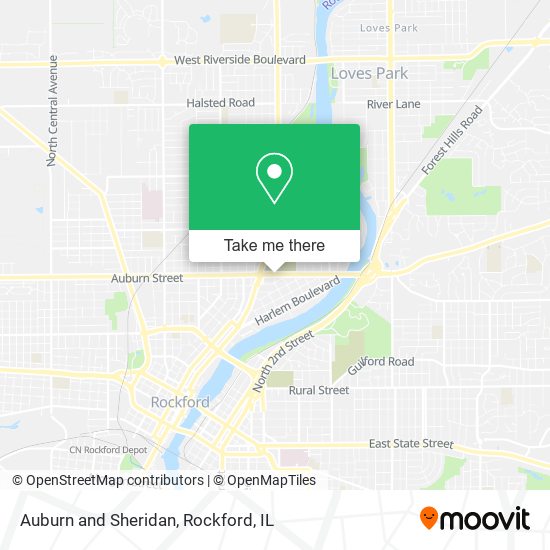 Mapa de Auburn and Sheridan