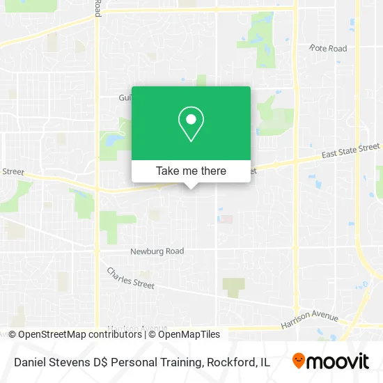 Daniel Stevens D$ Personal Training map