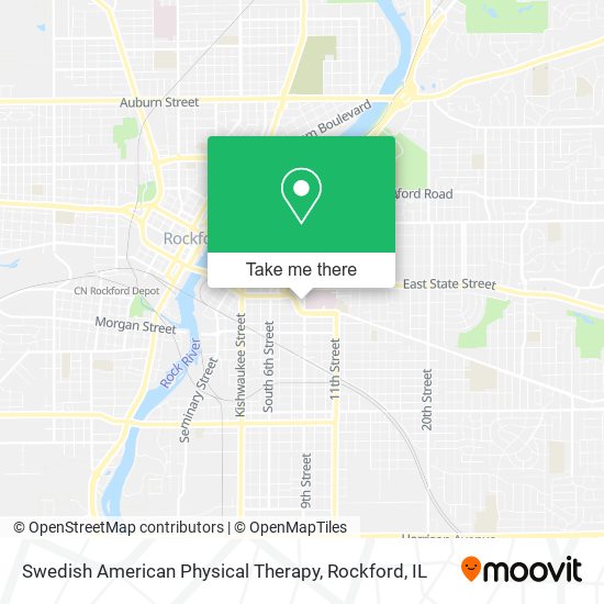 Mapa de Swedish American Physical Therapy