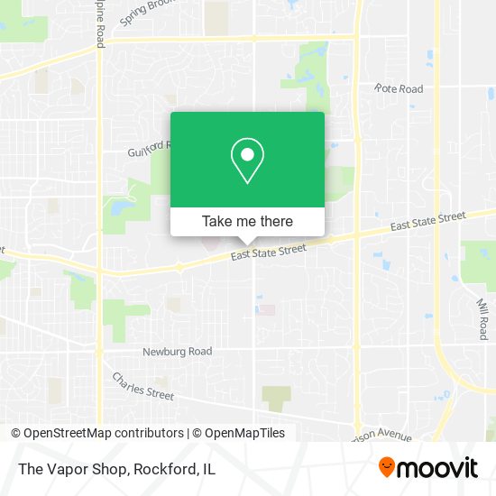 The Vapor Shop map
