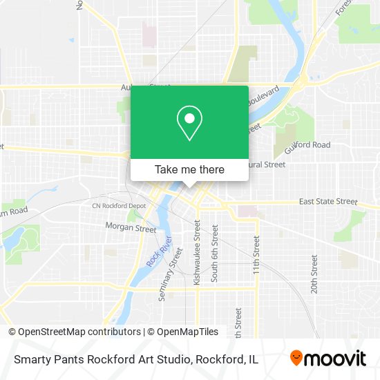 Mapa de Smarty Pants Rockford Art Studio