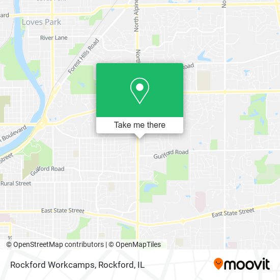 Rockford Workcamps map