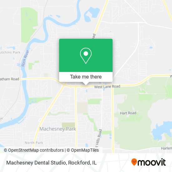 Mapa de Machesney Dental Studio