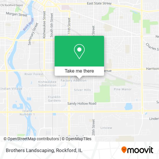 Brothers Landscaping map
