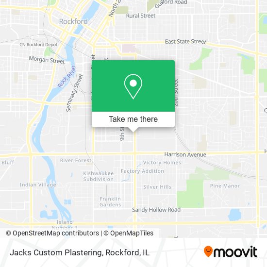 Jacks Custom Plastering map
