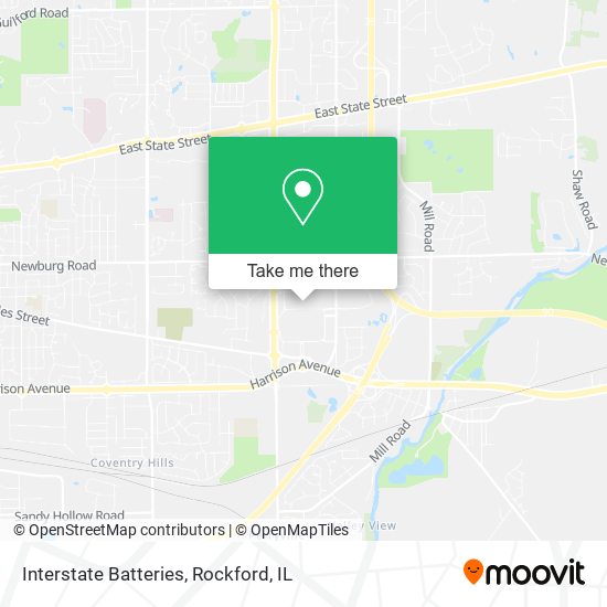 Interstate Batteries map