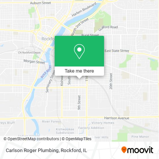 Carlson Roger Plumbing map