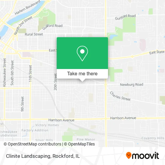 Clinite Landscaping map