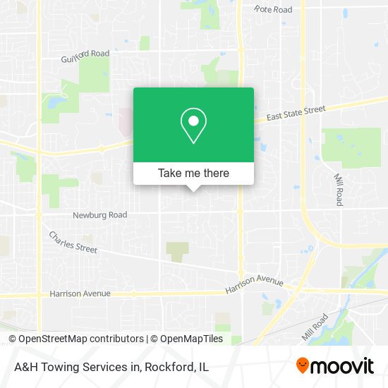 Mapa de A&H Towing Services in