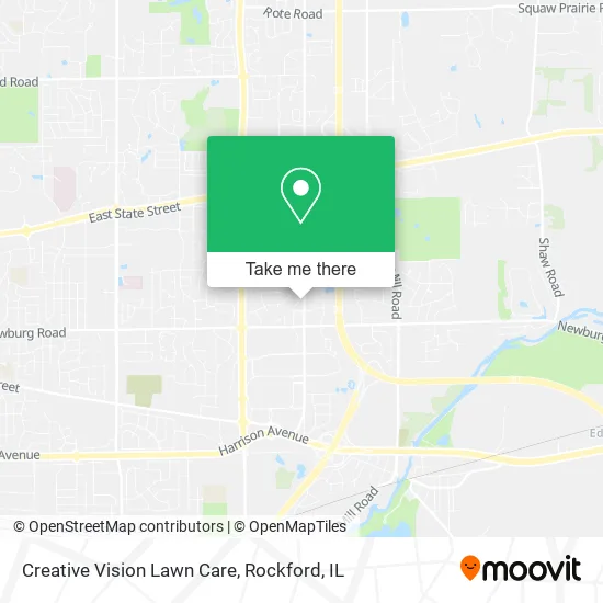 Creative Vision Lawn Care map