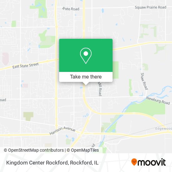 Kingdom Center Rockford map
