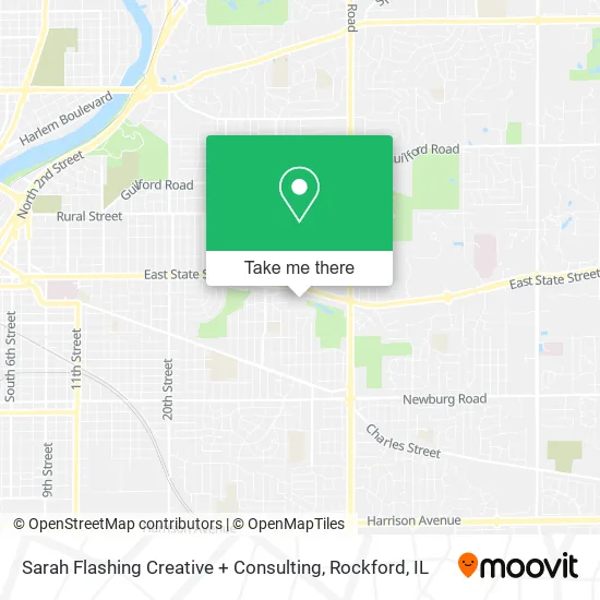 Sarah Flashing Creative + Consulting map