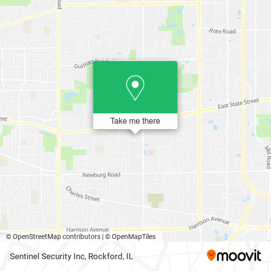 Sentinel Security Inc map
