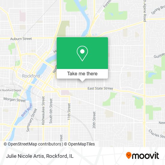 Julie Nicole Artis map