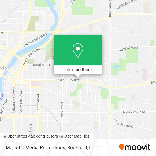 Majestic Media Promotions map