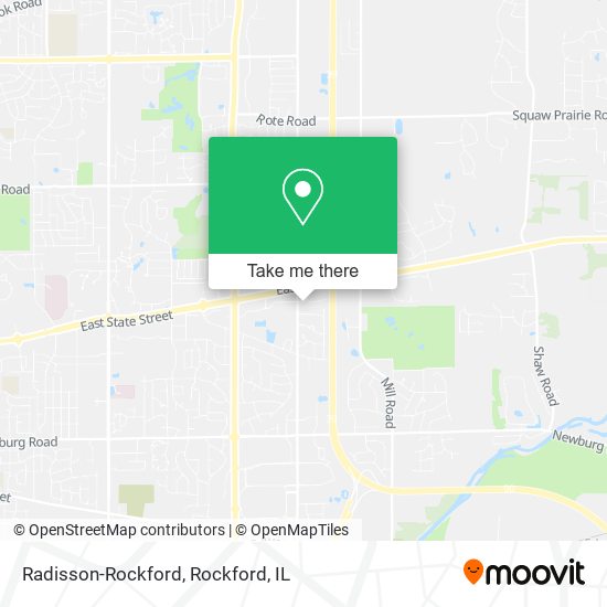 Mapa de Radisson-Rockford