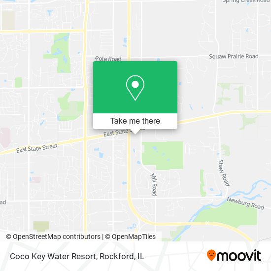 Coco Key Water Resort map