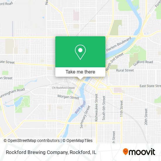 Mapa de Rockford Brewing Company