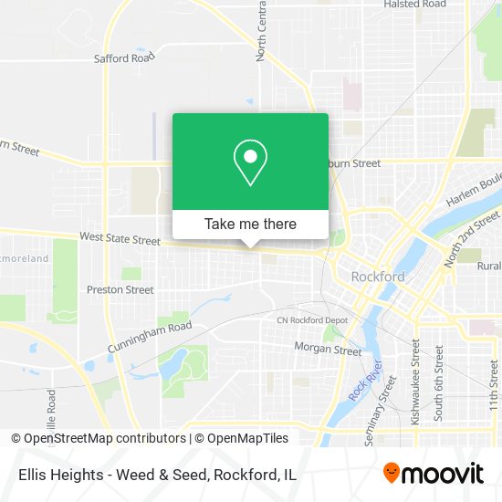 Mapa de Ellis Heights - Weed & Seed