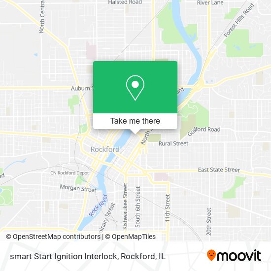 smart Start Ignition Interlock map