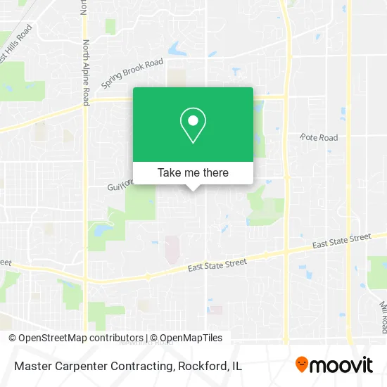 Master Carpenter Contracting map