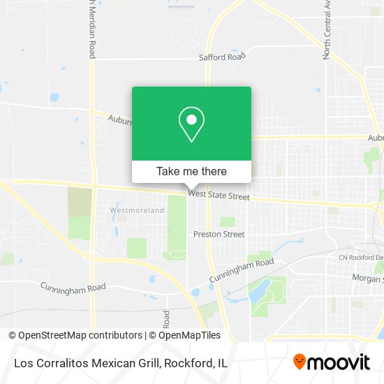 Mapa de Los Corralitos Mexican Grill