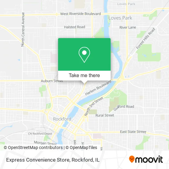 Express Convenience Store map