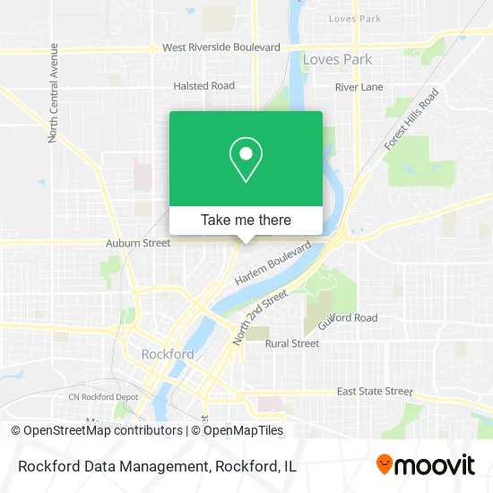 Rockford Data Management map