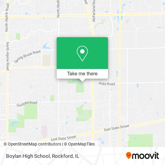 Boylan High School map