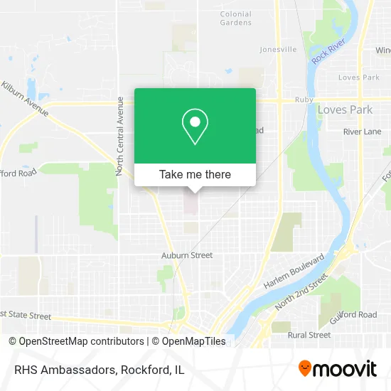RHS Ambassadors map