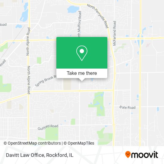 Davitt Law Office map