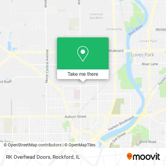 RK Overhead Doors map