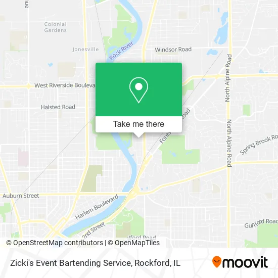 Zicki's Event Bartending Service map