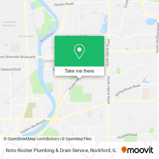 Mapa de Roto-Rooter Plumbing & Drain Service