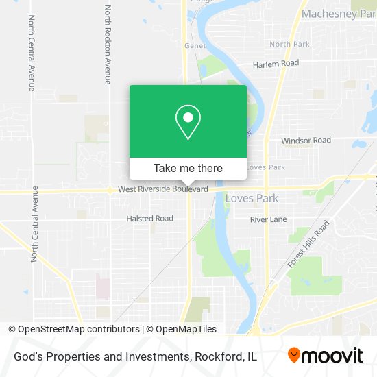 God's Properties and Investments map