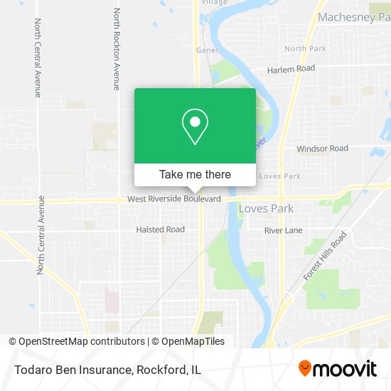Todaro Ben Insurance map