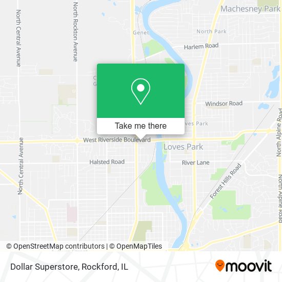 Mapa de Dollar Superstore