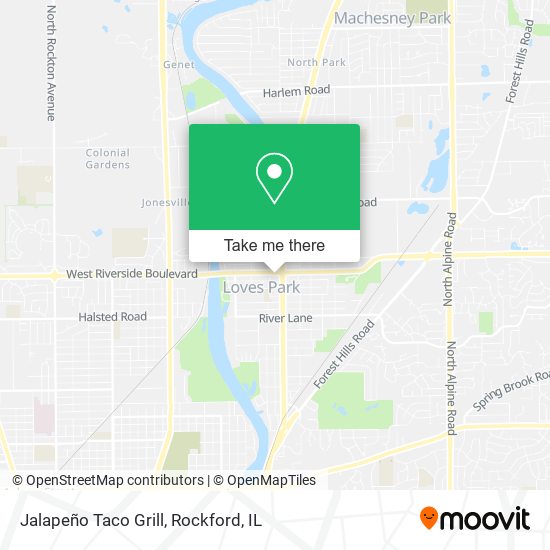 Jalapeño Taco Grill map