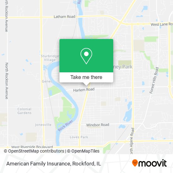 Mapa de American Family Insurance