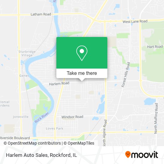 Mapa de Harlem Auto Sales