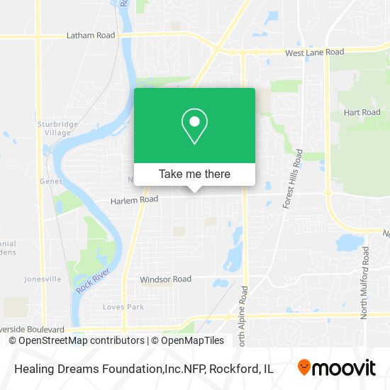 Mapa de Healing Dreams Foundation,Inc.NFP