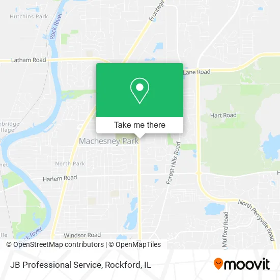 JB Professional Service map