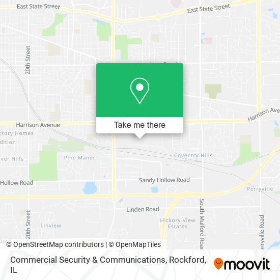 Commercial Security & Communications map
