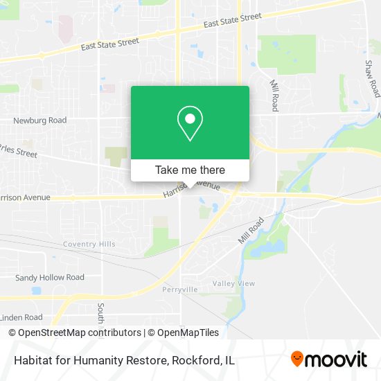 Mapa de Habitat for Humanity Restore