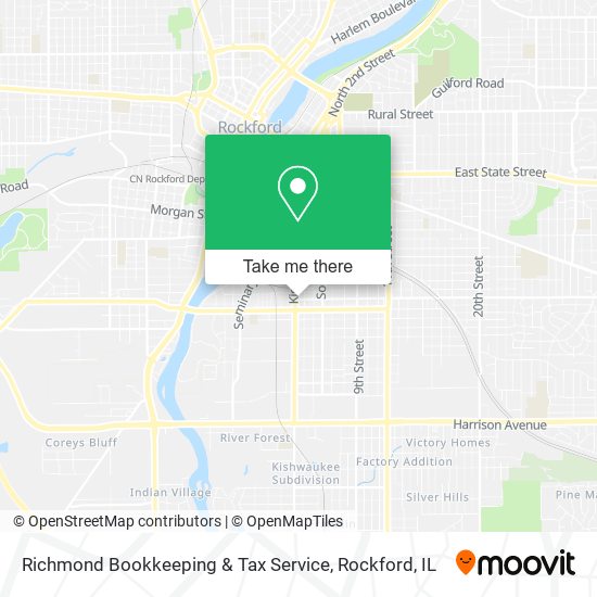 Mapa de Richmond Bookkeeping & Tax Service